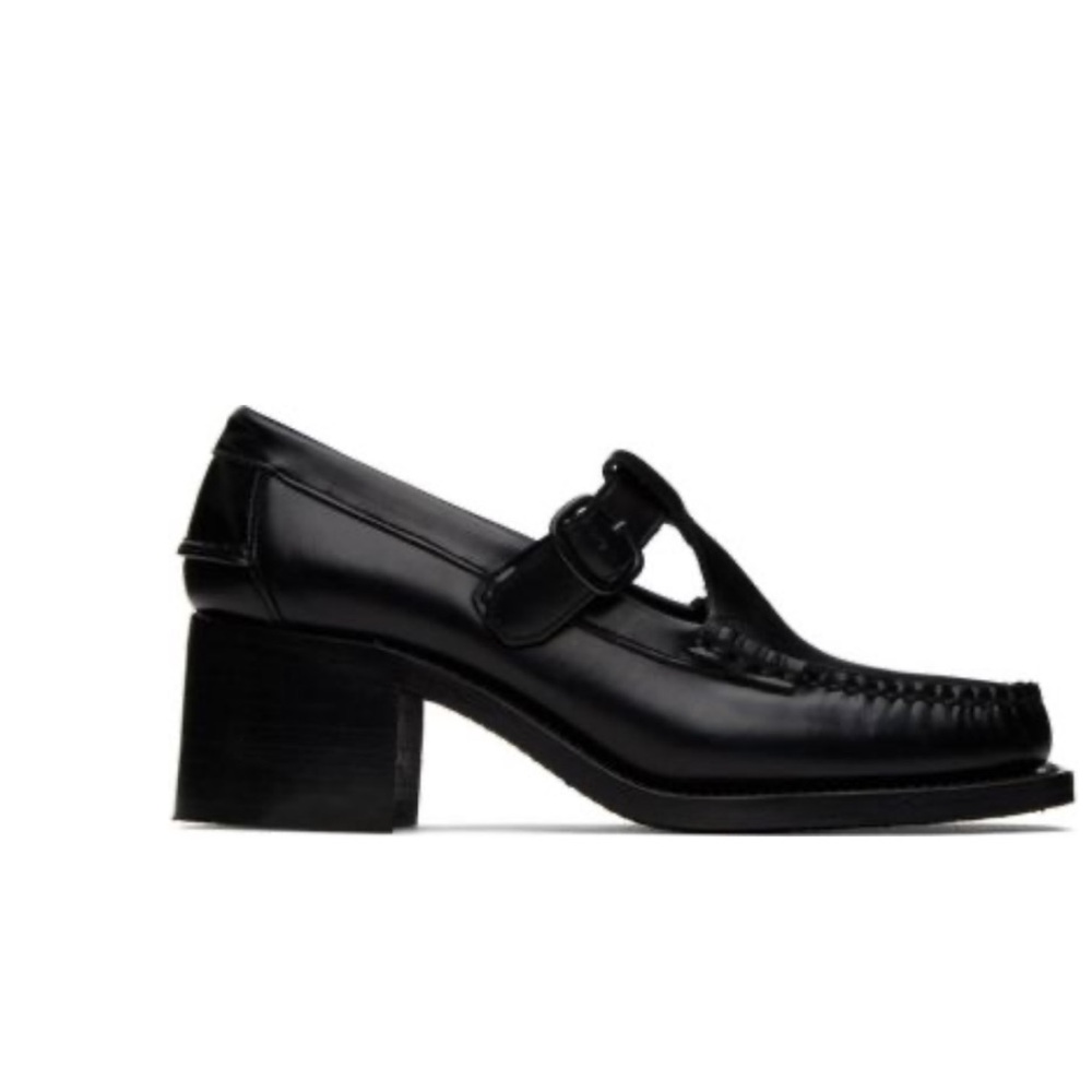 Hereu black Maryjane style women’s shoes. Beautifully handcrafted . Size 9 1/2 - Picture 4 of 17